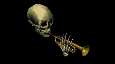 skull trumpet / doot doot meme origin